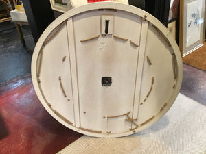 Rustic White Wood Clock