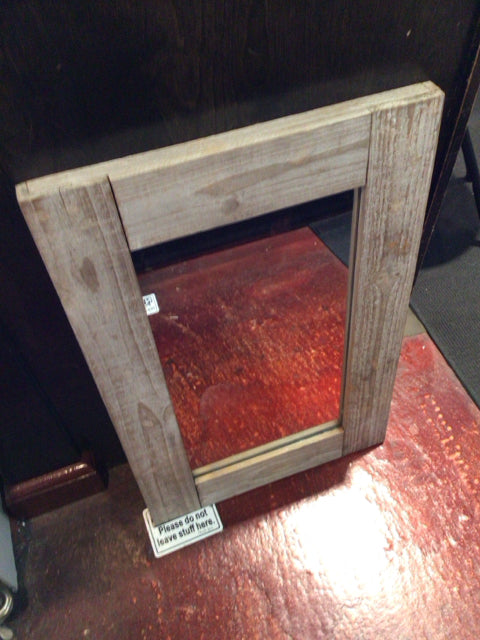 Rustic Greige Mirror