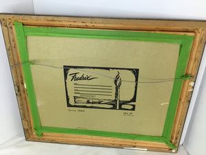 Vintage Gray Trees Framed Art