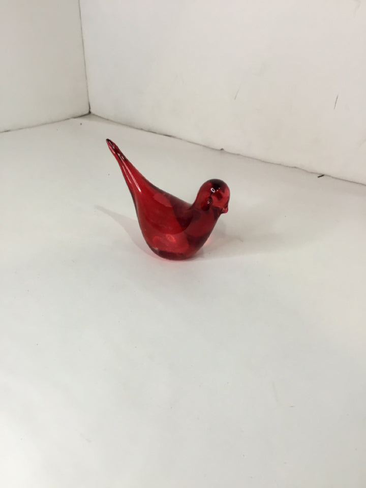 Red Glass Figurine