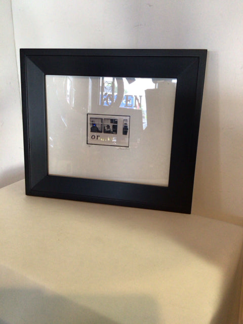 Signed Print Black/White Framed Art