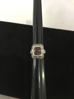 Purple Rhinestone Ring