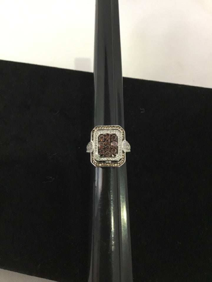 Purple Rhinestone Ring