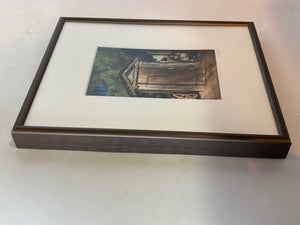 Original Multi-Color Outhouse 3D Framed Art