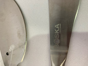 Boska Silver Cheese Set of 3 Knife Set