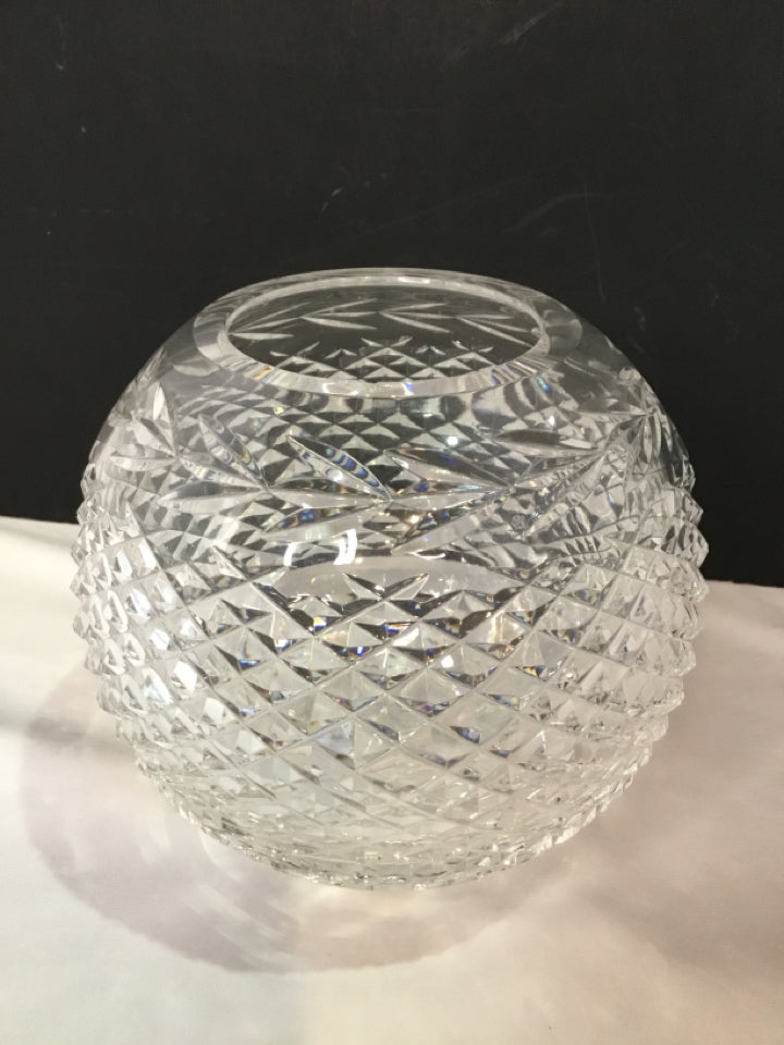 Cut Crystal Rosebuds Bowl