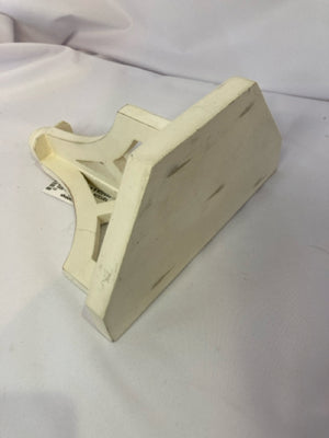 Wall Fixture White Wood Shelf