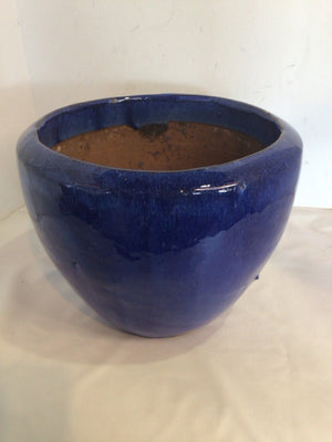 Blue Ceramic Planter