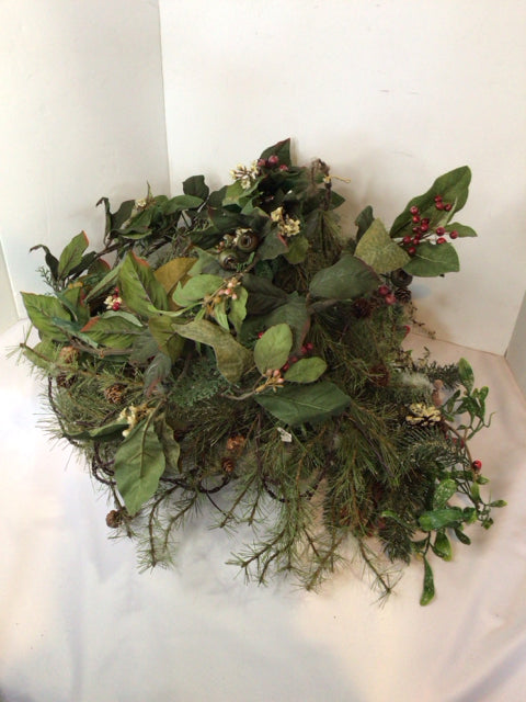 Christmas Green/Red Garland 3 piece Holiday Item