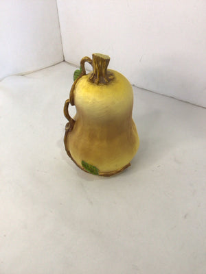 Halloween Yellow Resin Pumpkin Holiday Item