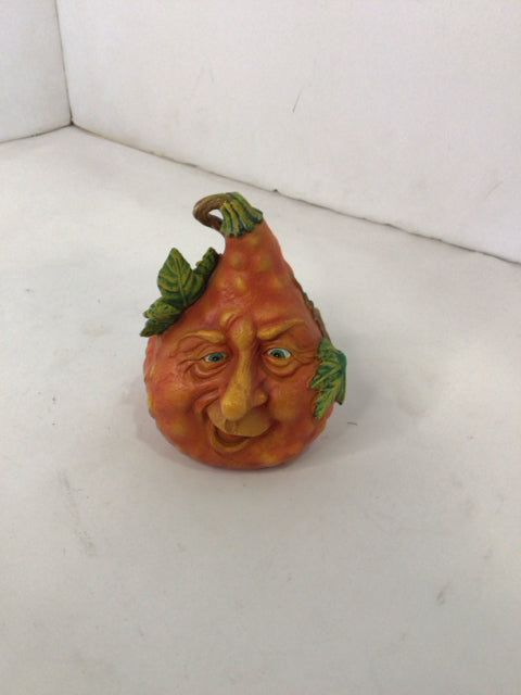 Halloween Orange Resin Pumpkin Holiday Item