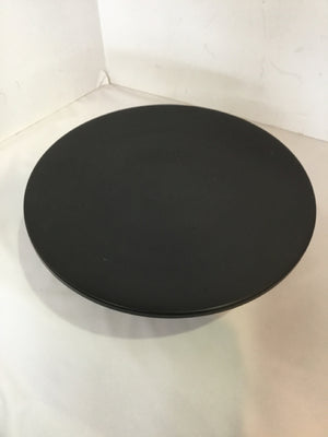 Black Ceramic Cake Plate/Stand