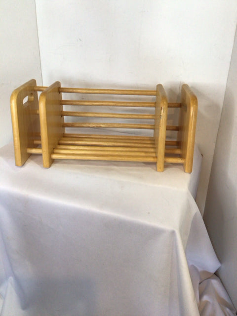 Adjustable Light Wood Book Holder