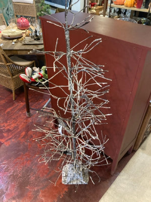 Christmas White Wire Tree Light up Holiday Item