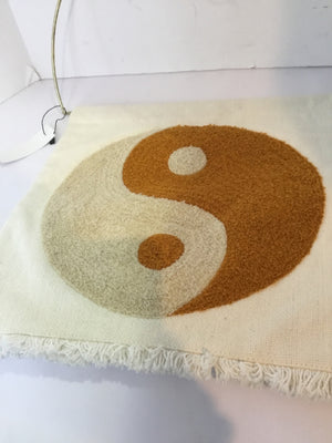 Tapestry Cotton Ying Yang Cream Wall Decoration Art