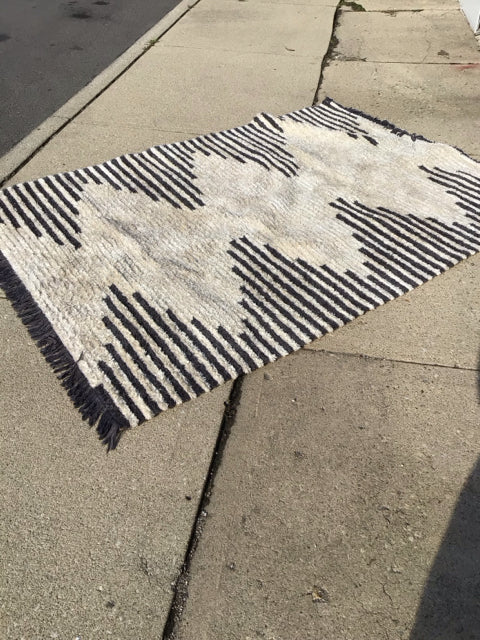 Underwood Polyester Gray/Cream Rug