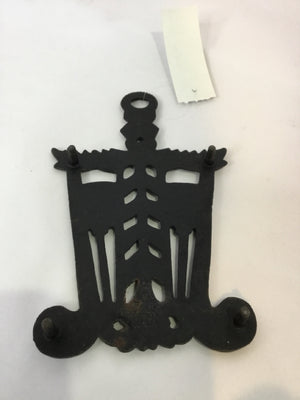 Vintage Black Cast Iron Trivet