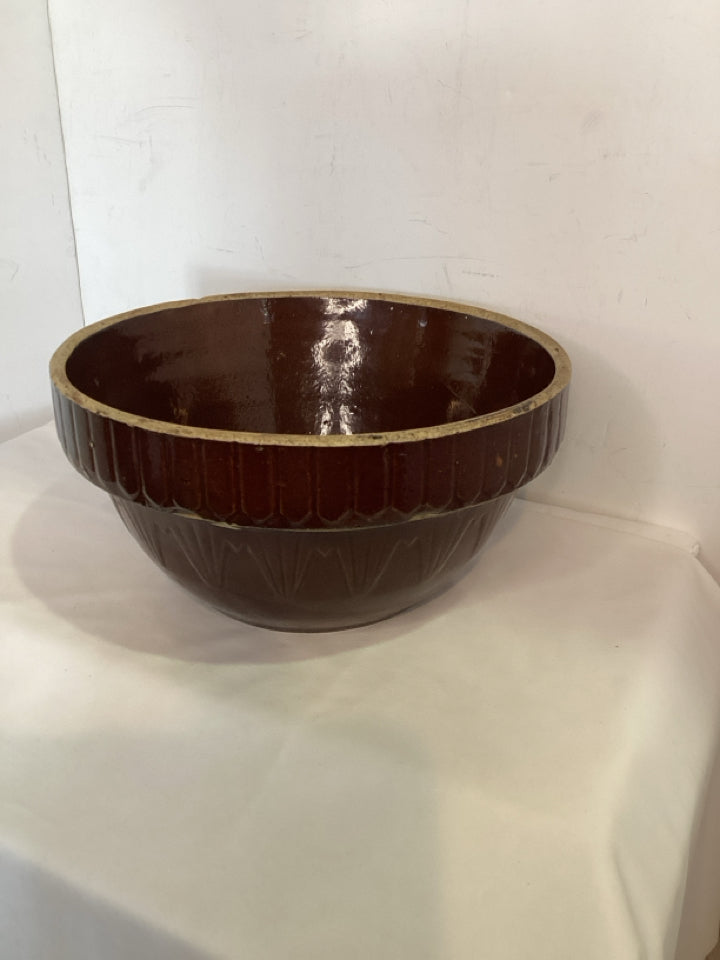 Ruckel Vintage Brown Ceramic Bowl