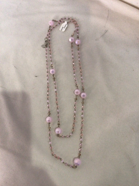 Lavender Beaded Necklace