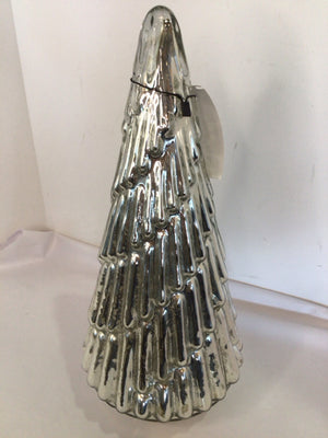 Silver Mercury Glass Tree Holiday Item