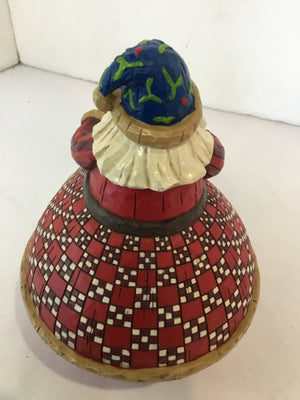 Jim Shore Santa Red Resin w/Box Holiday Item
