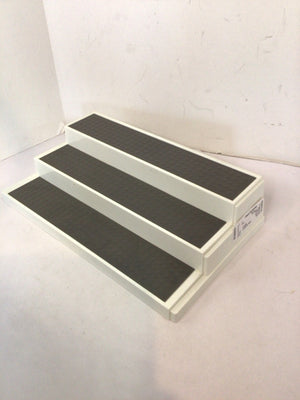 Gray/White Plastic Shelf