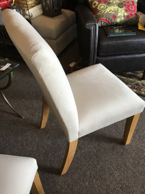 Slipper Velvet Cream Chair 6NRQFJPV