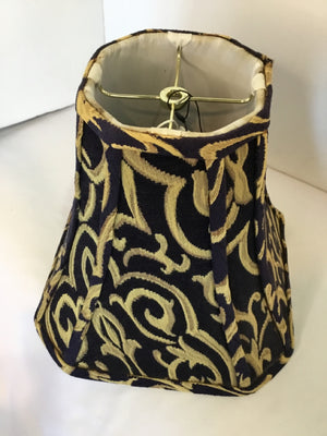 Black/Gold Swirl Lamp Shade