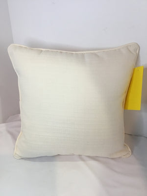 White/Pink Polyester Pillow