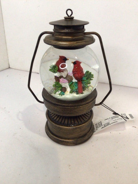 Christmas Red/Green Snowglobe Lanterns Holiday Item