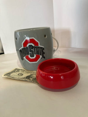 Scentsy Wax Burner Red/Gray OSU Misc