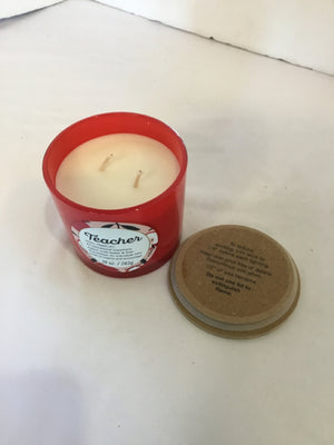 Kirkland's Red Teacher Candle
