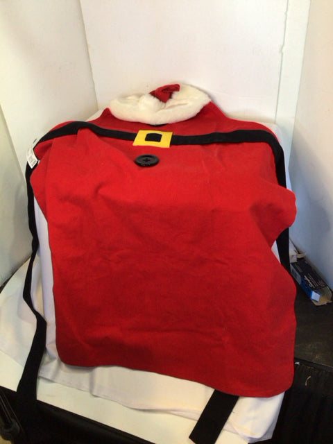 Apron Red Velvet Santa Holiday Item