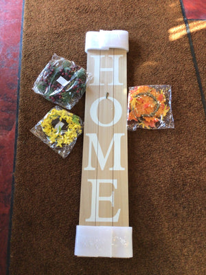 Glitzhome Sign Wood Home Sign