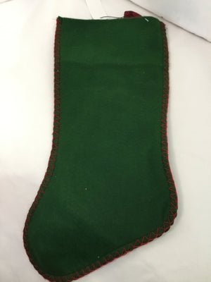 Christmas Multi-Color Felt Stocking Holiday Item