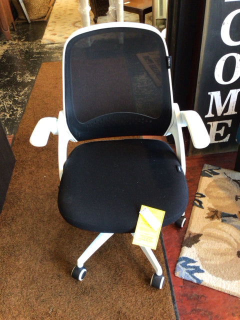 Hbada Rolling Mesh White/Black Chair