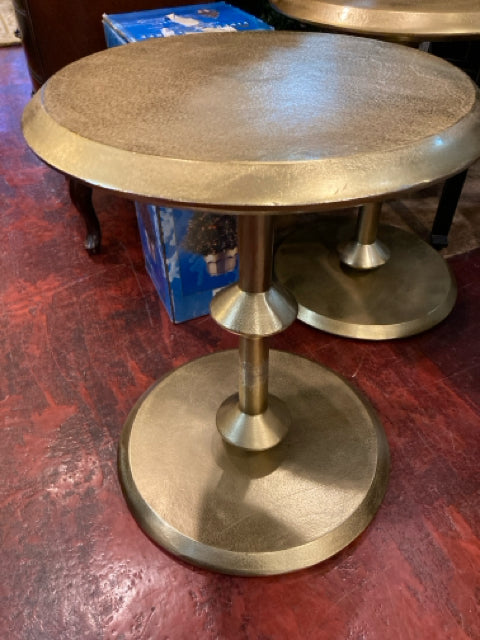 Modern Metal Gold Table