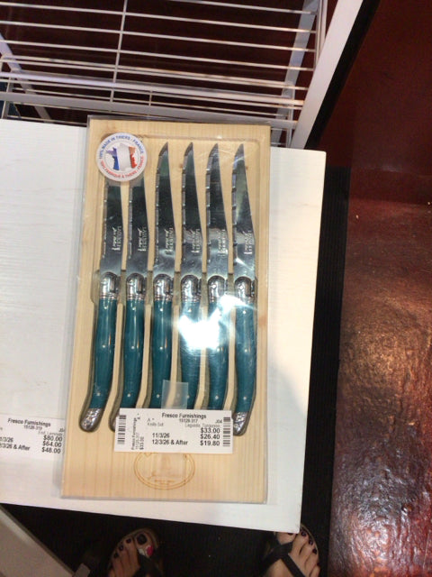 Laguiole Turquoise Knife Set
