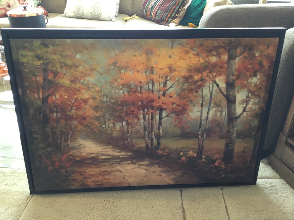 Autumn Trees Framed Art