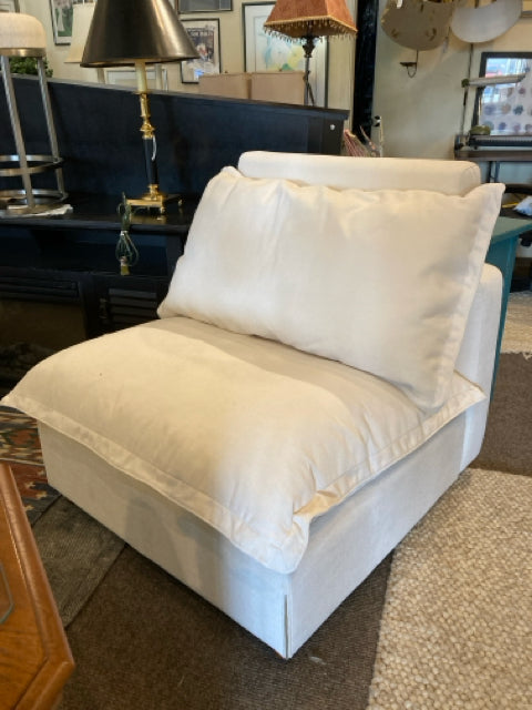 Homebody Armless White Chair 4W8RS3WH