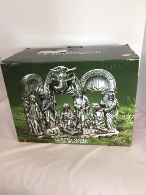 International Nativity Silver Holiday Item