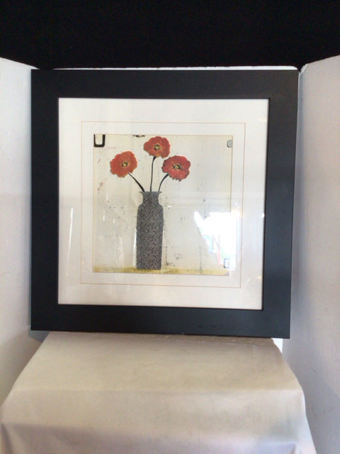 Whimsical Vase of Flowers Art