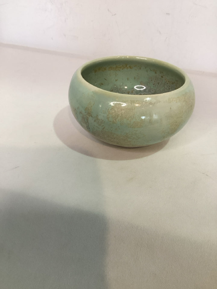 Green/Brown Ceramic Bowl