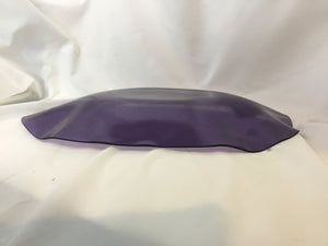 Purple Glass Wavy Bowl