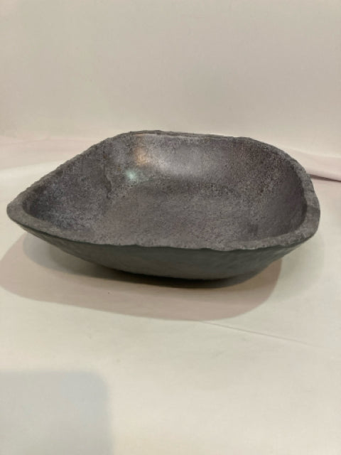 Gray Plastic Square Bowl