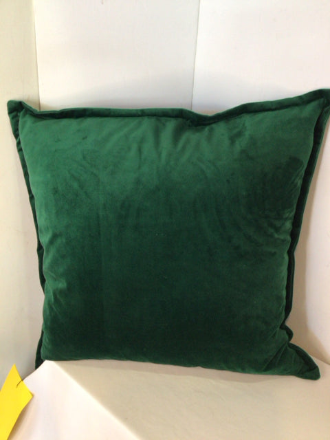 Rodeo Home Green Velvet Down Filled Pillow