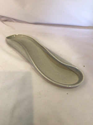 Russell Wright Gray Ceramic Celery Tray