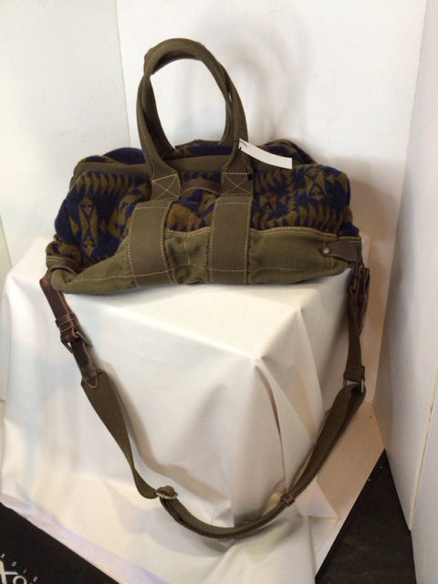 Pendleton Wool Brown/Blue Bag