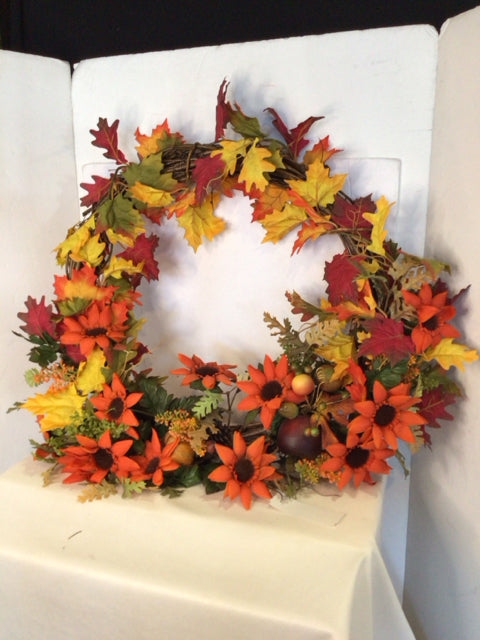 Autumn Leaves Wreath