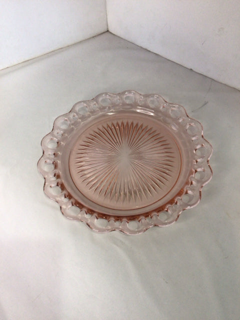 Anchor Hocking Vintage Pink Glass Tray